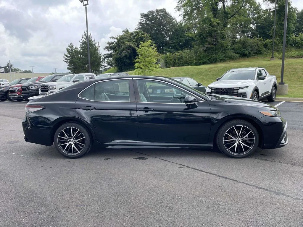 Used 2022 Black Toyota SE image 2