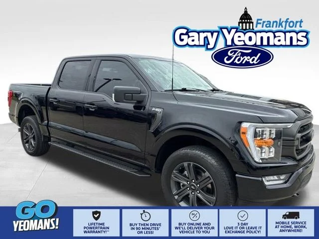 Certified Used 2023 Agate Black Metallic Ford XLT image 1