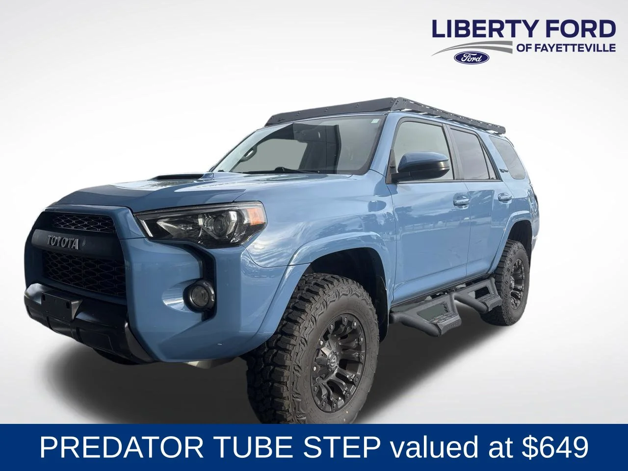 Used 2018 Nautical Blue Metallic Toyota TRD Pro image 1