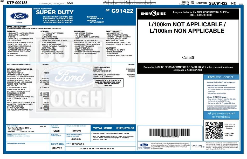Used 2025 Black Ford King Ranch image 4