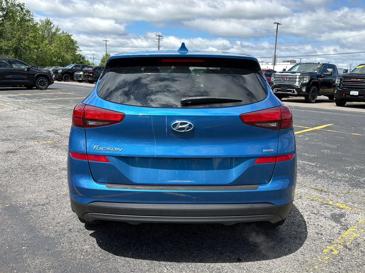 Used 2020 Aqua Blue Hyundai SE image 12