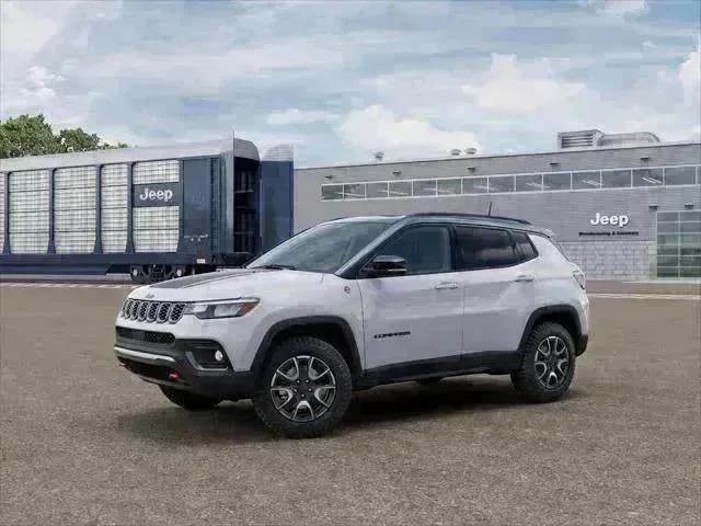 New 2026 Bright White Clear-Coat Exterior Paint Jeep Trailhawk image 43