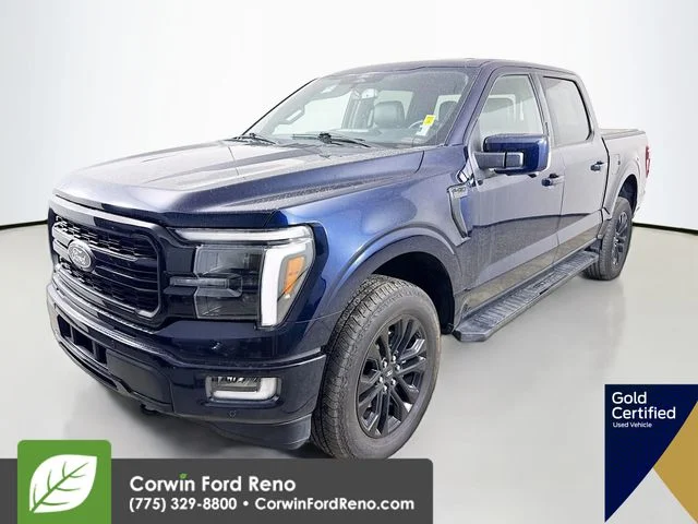 Certified Used 2024 Antimatter Blue Metallic Ford Lariat image 4