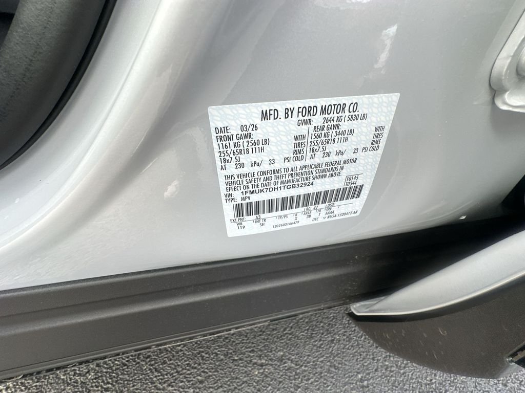 New 2026 Space White Metallic Ford Active image 19
