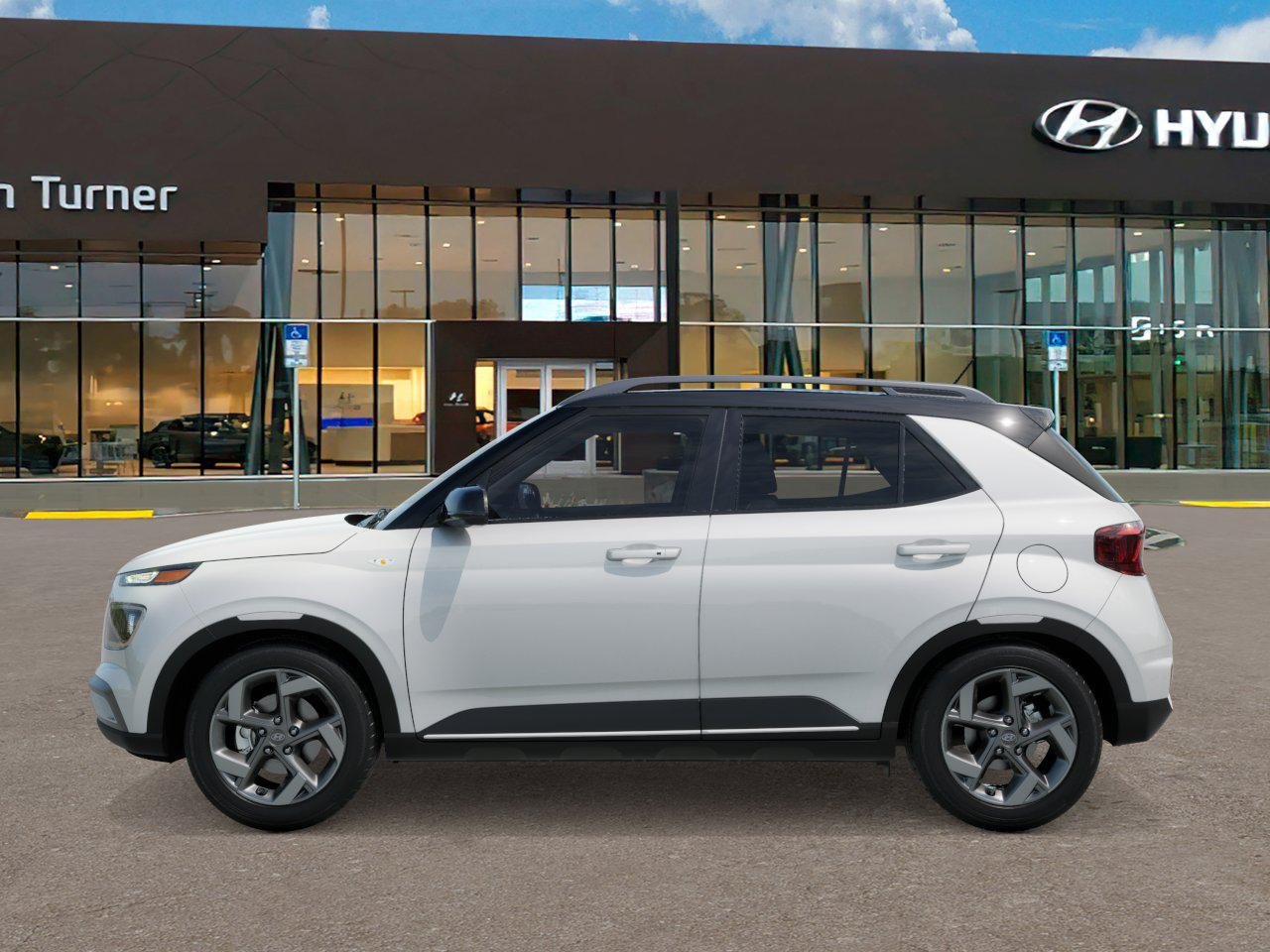 New 2026 Lunar White w/Black Roof Hyundai SEL w/Two-Tone Roof image 3