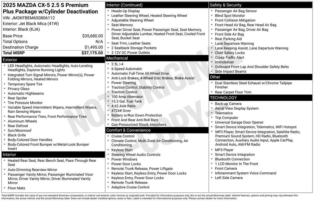 Used 2025  Mazda 2.5 S Premium Plus Package image 36