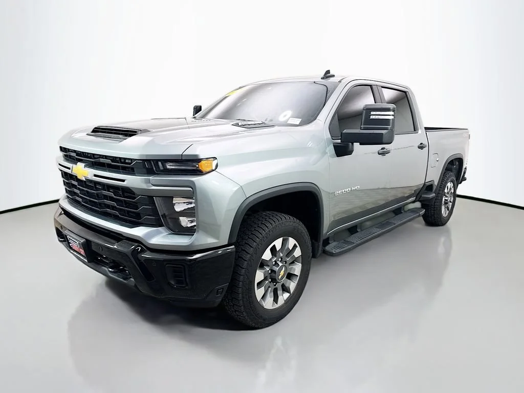 Used 2025 Sterling Gray Metallic Chevrolet Custom image 3