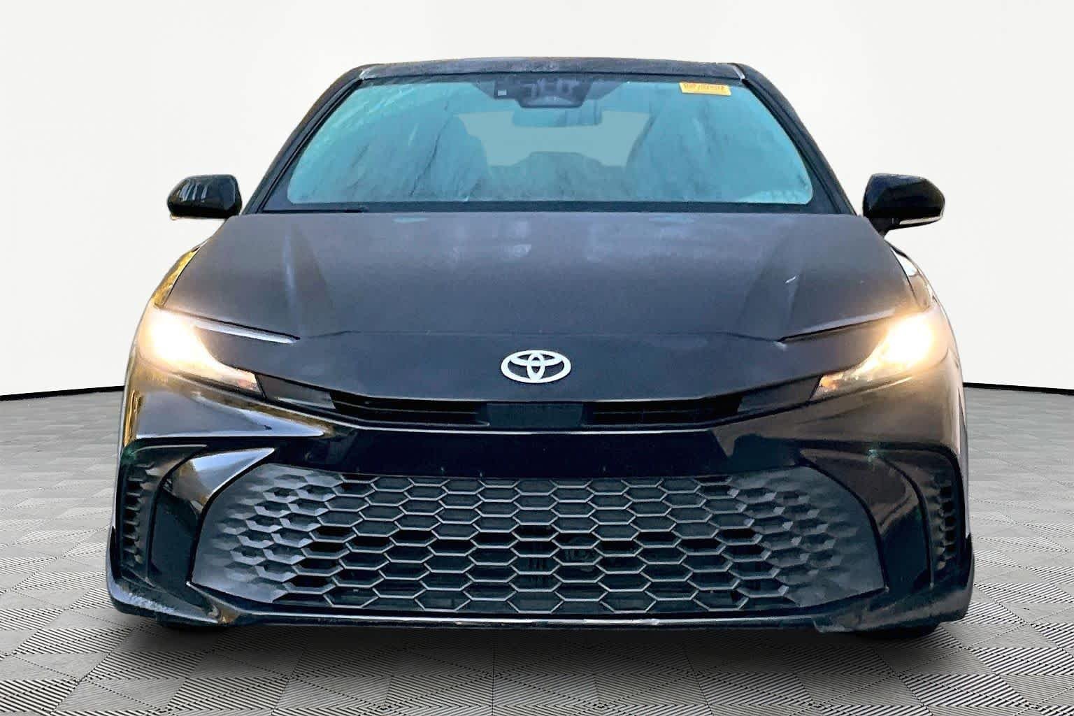 Used 2025 Midnight Black Metallic Toyota SE image 4