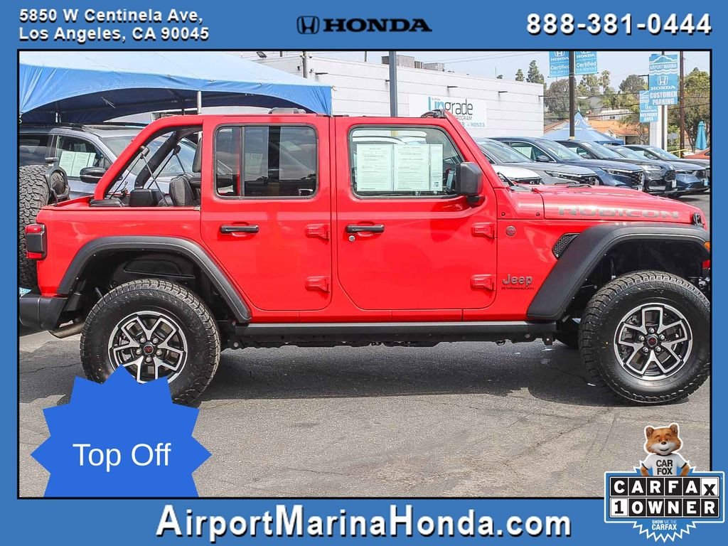 Used 2025 Red Clearcoat Jeep Rubicon image 4