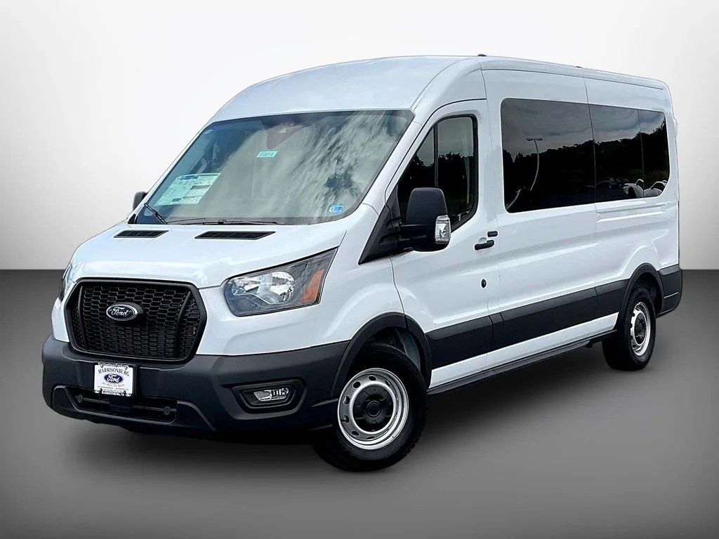 New 2025 Oxford White Ford Passenger Van XL image 2