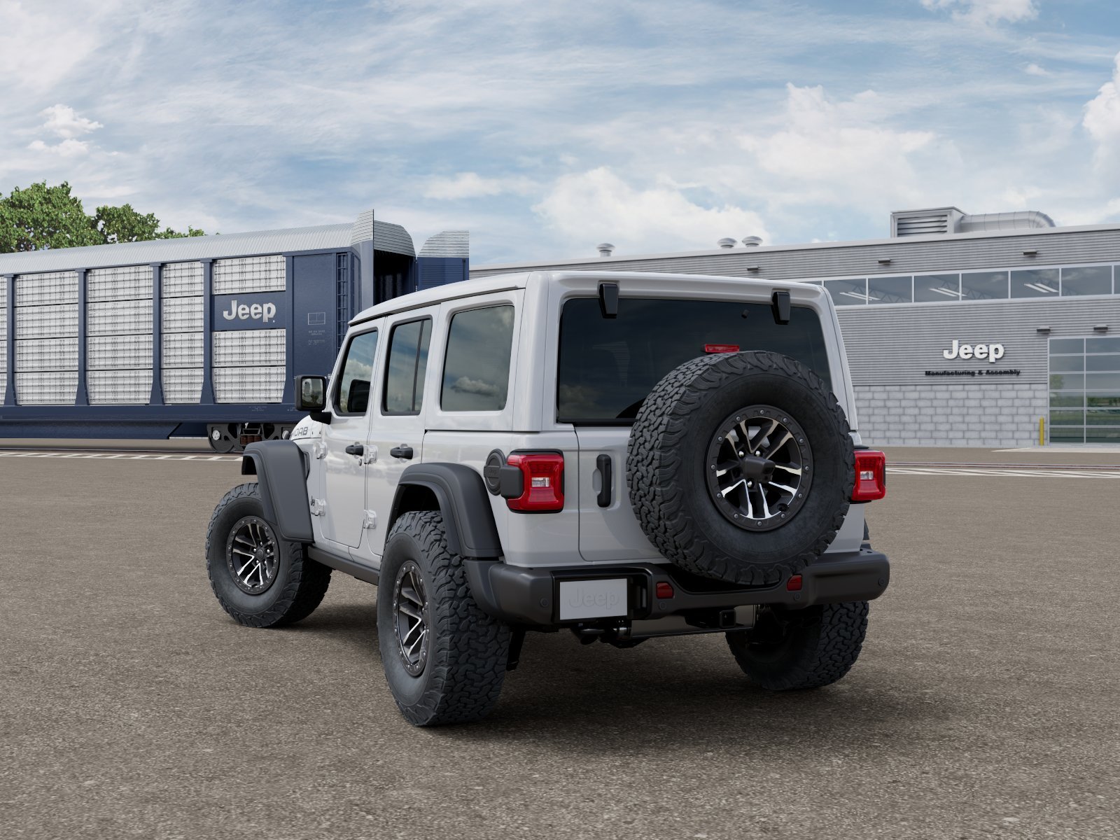 New 2026 Bright White Clear-Coat Exterior Paint Jeep Moab 392 image 28