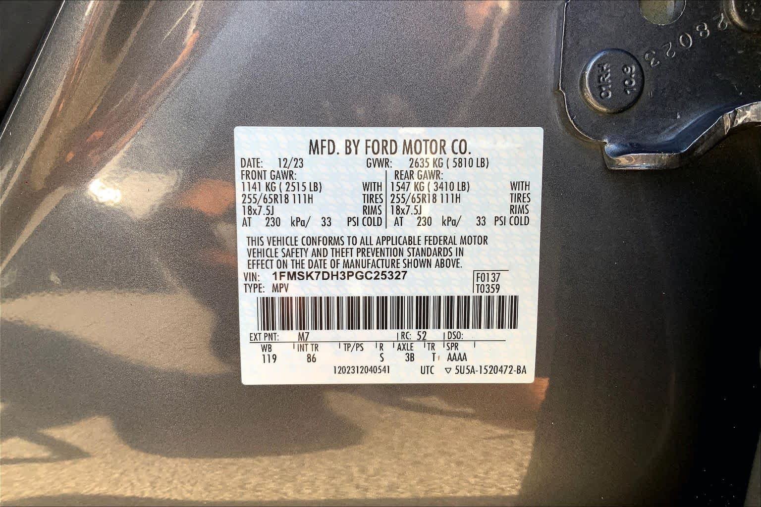 Used 2023 Carbonized Gray Ford XLT image 34