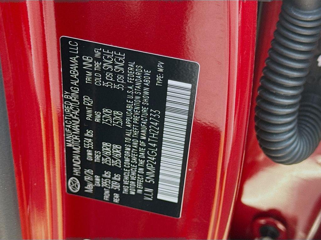 New 2026 Ultimate Red Hyundai SEL FWD image 24
