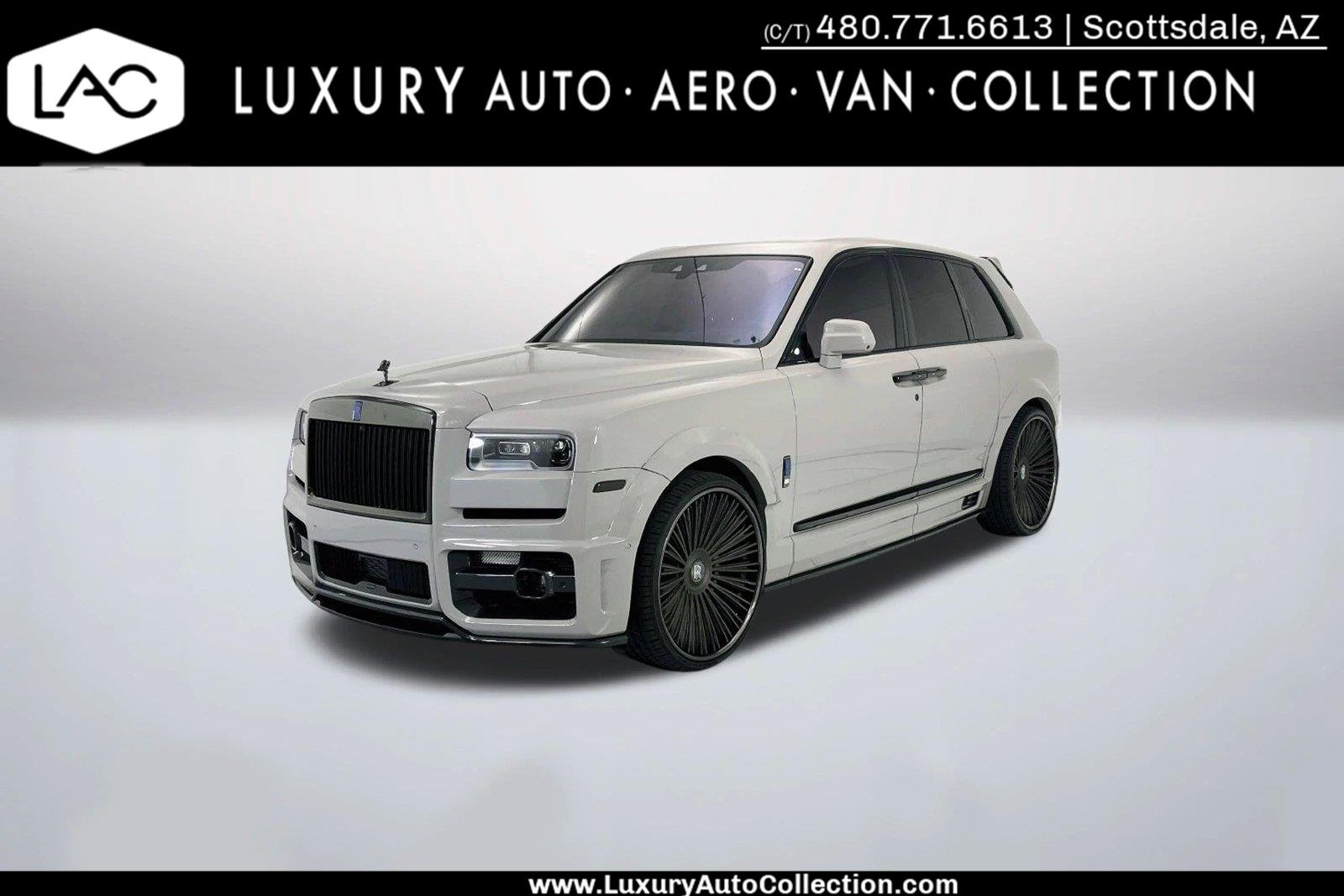Used 2024 Chalk Grey Wrap Rolls-Royce Black Badge | Urban Widebody image 1
