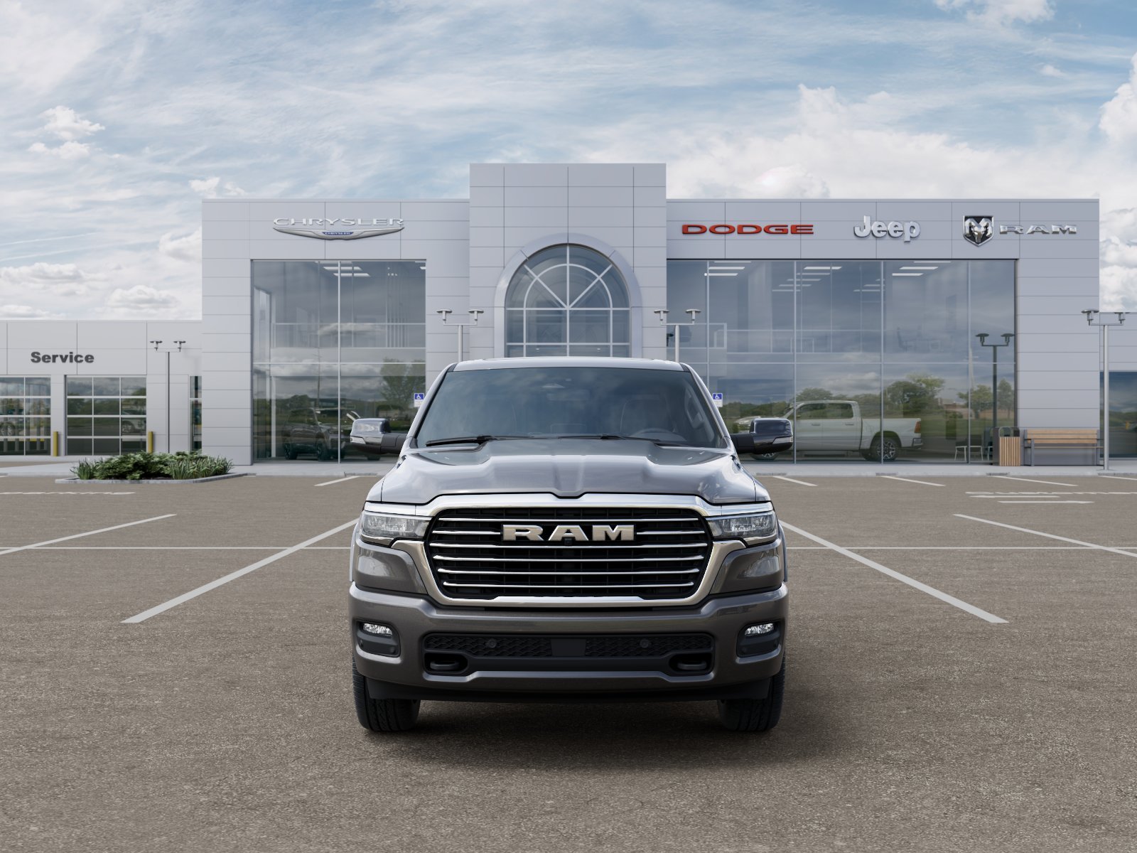 New 2026 Granite Crystal Metallic Clear-Coat Exterior Paint RAM Laramie image 41