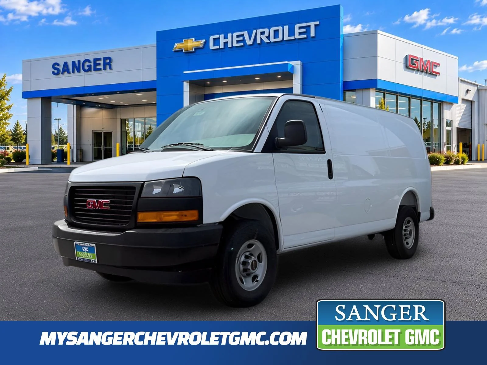 New 2026 Summit White GMC Work Van image 1