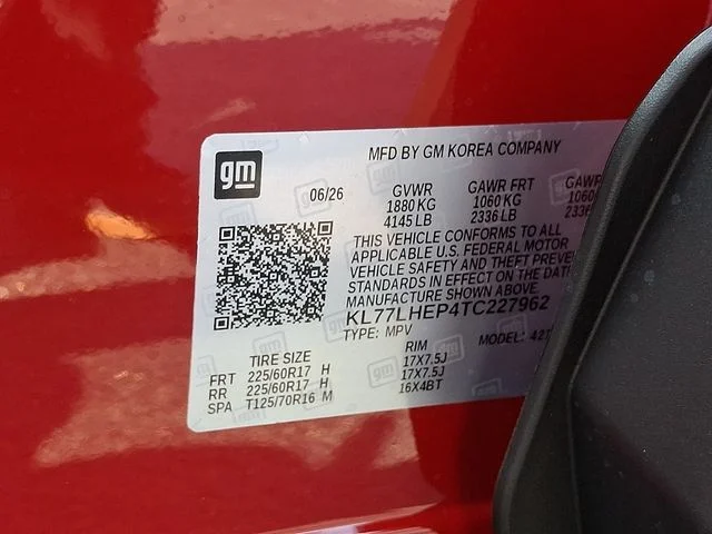 New 2026 Red Chevrolet LT image 21