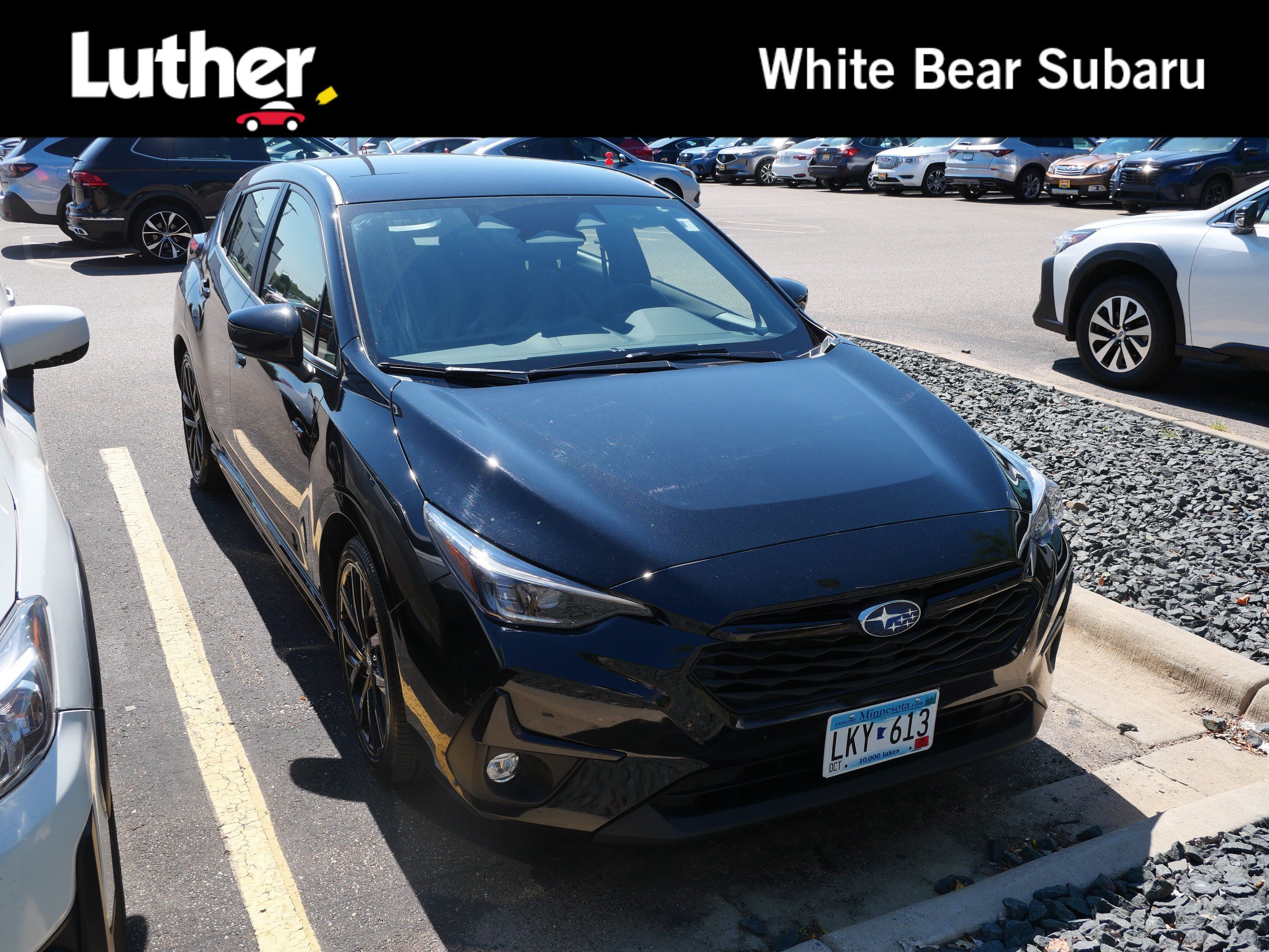 Used 2024 Crystal Black Silica Subaru RS image 1