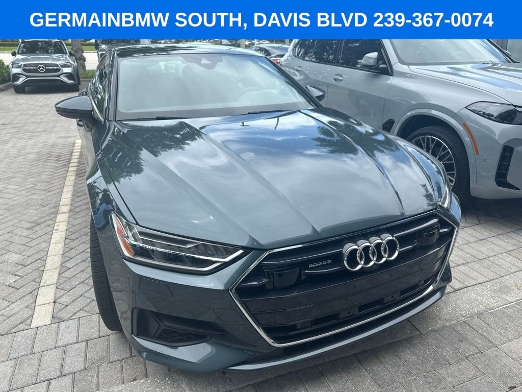 Used 2019 Triton Blue Audi 3.0T Premium Plus image 3