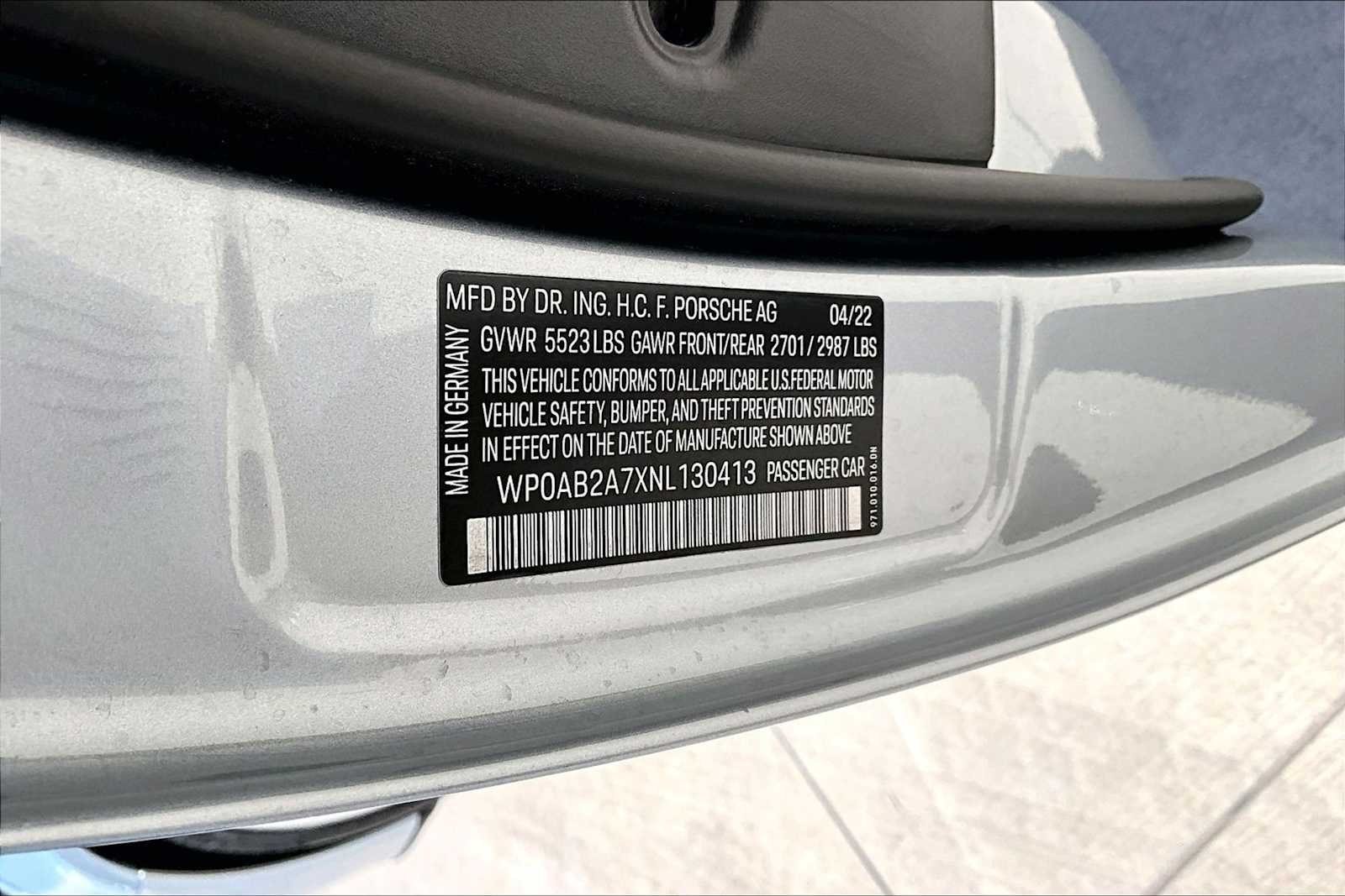 Certified Used 2022 Dolomite Silver Metallic Porsche 4S image 26