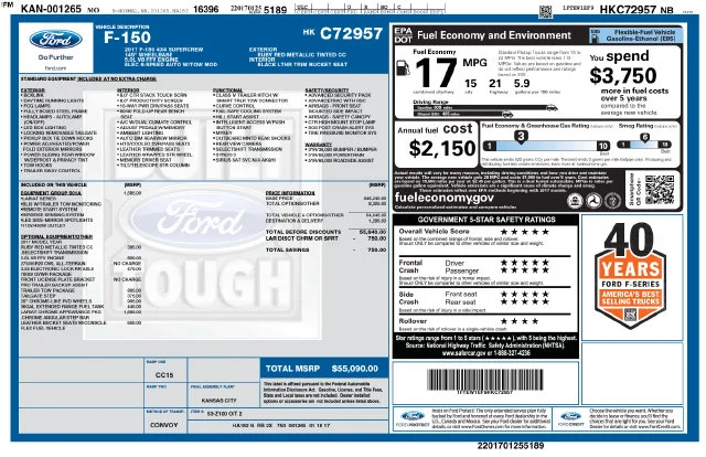 Used 2017 Red Ford Lariat image 30