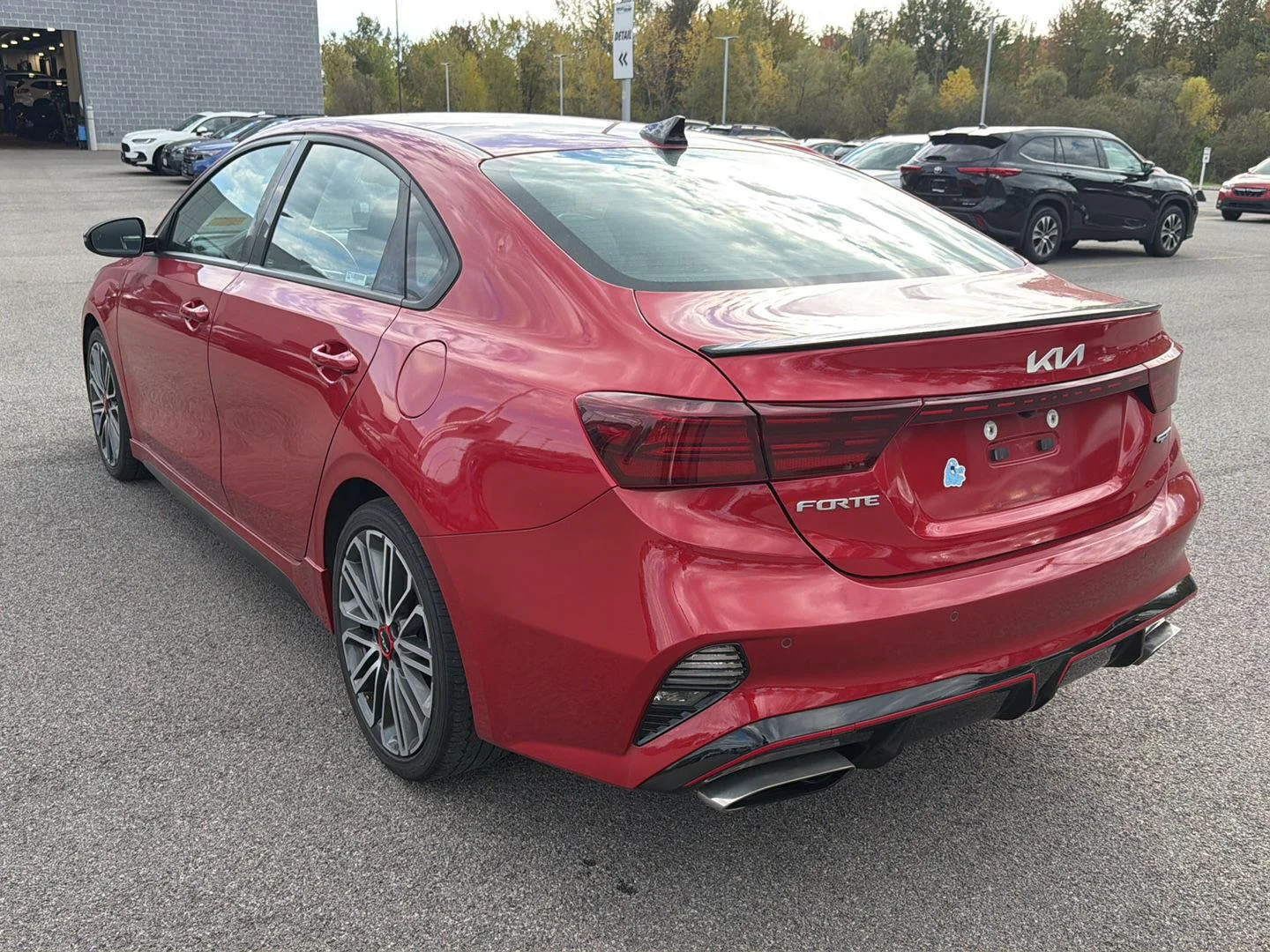 Used 2023 Currant Red Kia GT image 5