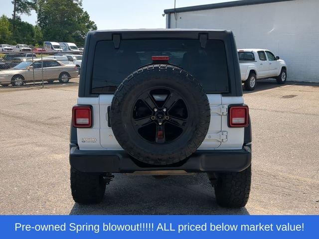 Used 2018 White Jeep Unlimited Sport S image 12