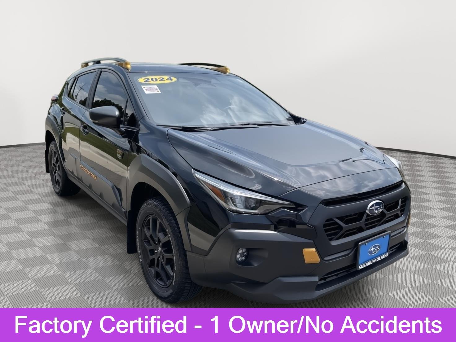 Certified Used 2024 Crystal Black Silica Subaru Wilderness image 1