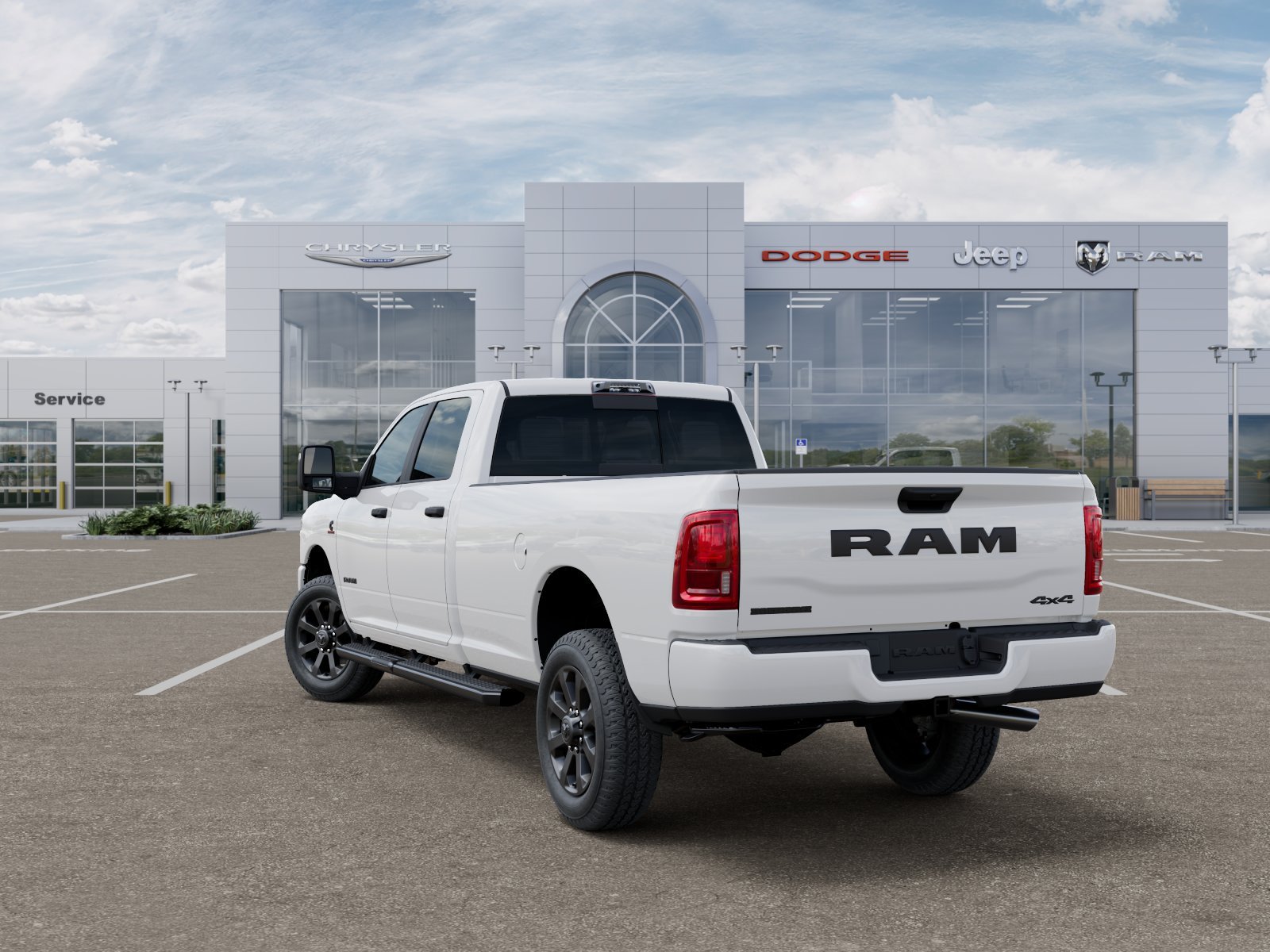 New 2026 Bright White Clear-Coat Exterior Paint RAM Big Horn image 30