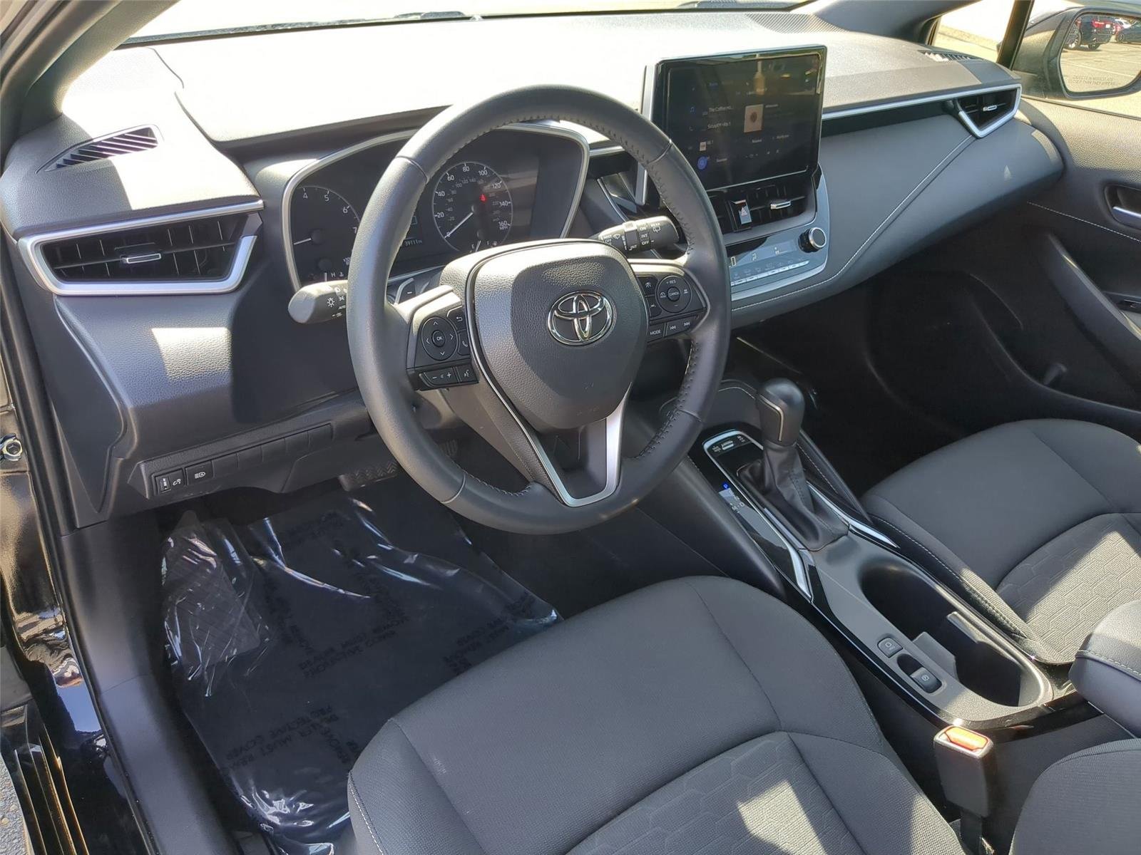 Used 2025 Midnight Black Metallic Toyota SE image 15