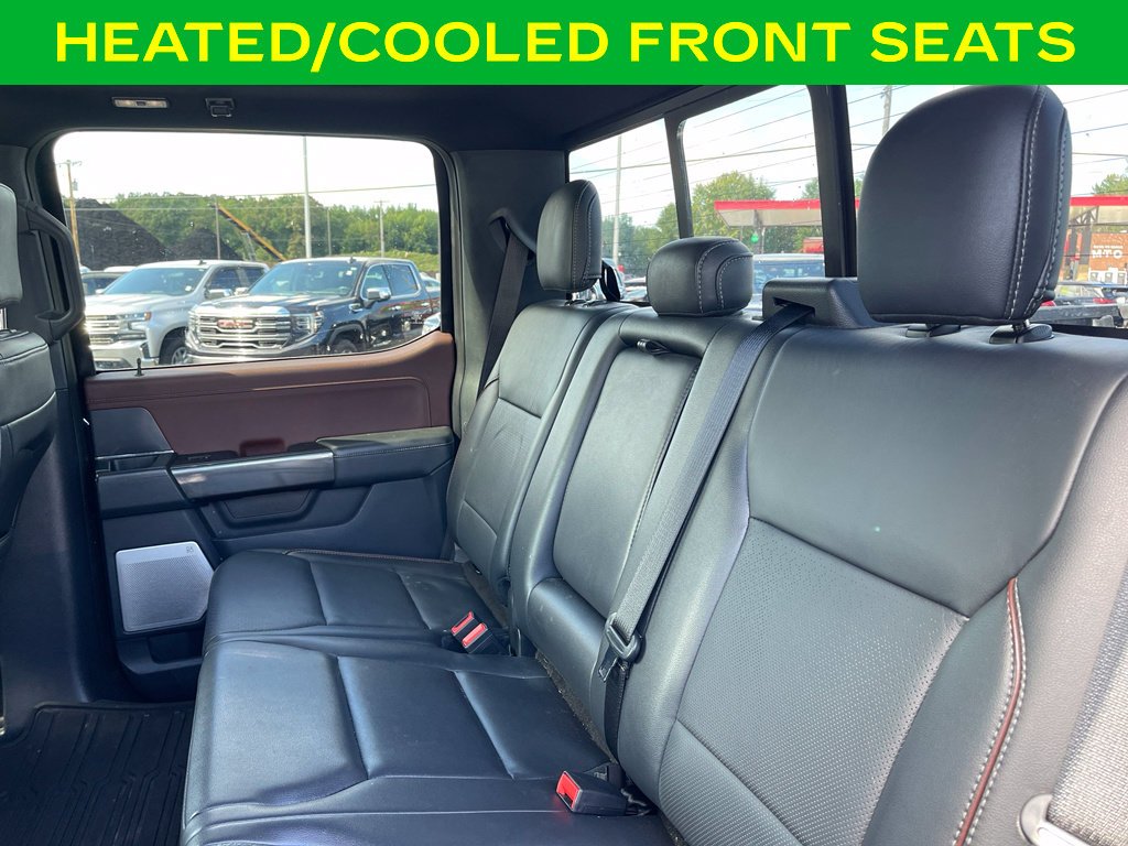 Used 2021 Agate Black Metallic Ford Lariat image 14