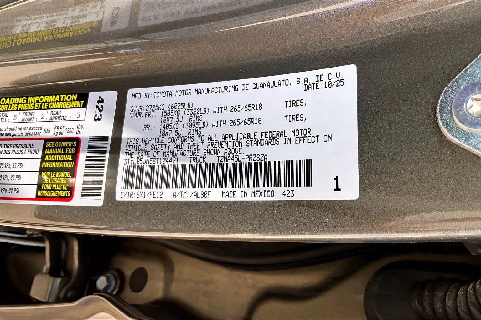 Used 2025 Bronze Oxide Toyota TRD Sport image 33
