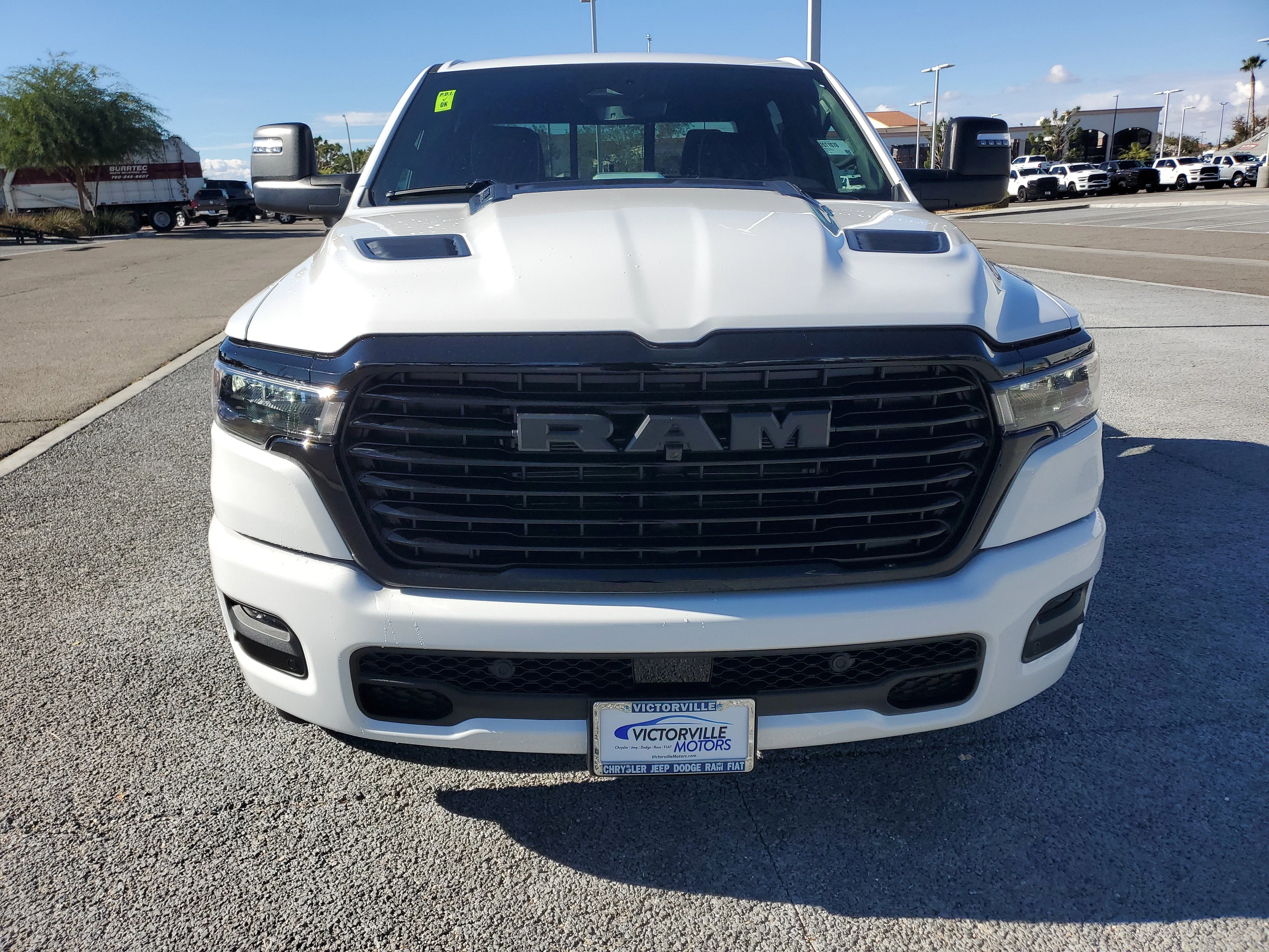 New 2026 Bright White Clear-Coat Exterior Paint RAM Laramie image 8