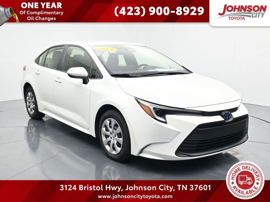 Used 2024 White Toyota LE image 1