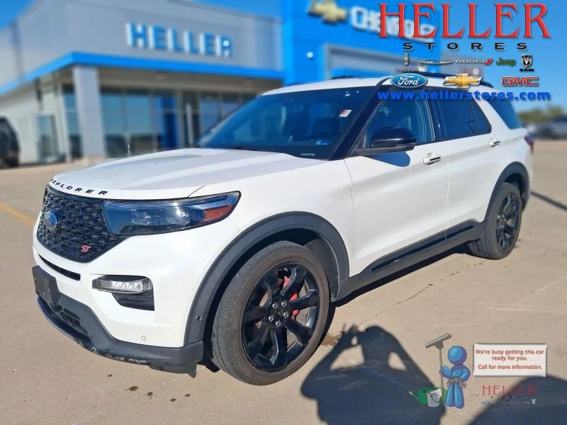 Used 2020 White Metallic Ford ST image 1
