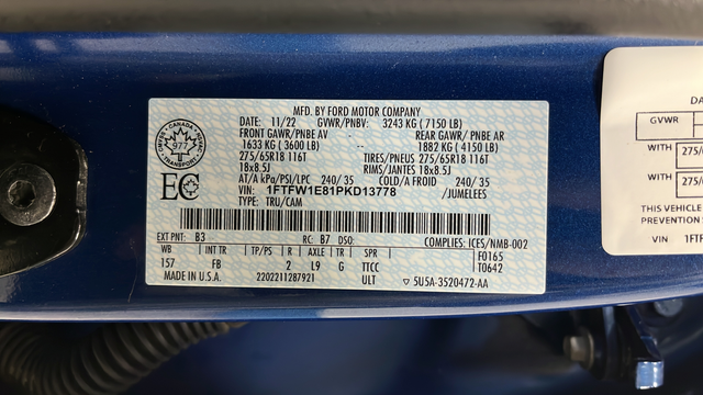 Used 2023 Atlas Blue Metallic Ford XLT image 26