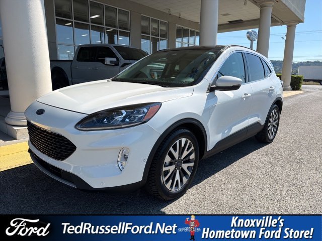 Used 2020 White Metallic Ford Titanium image 1