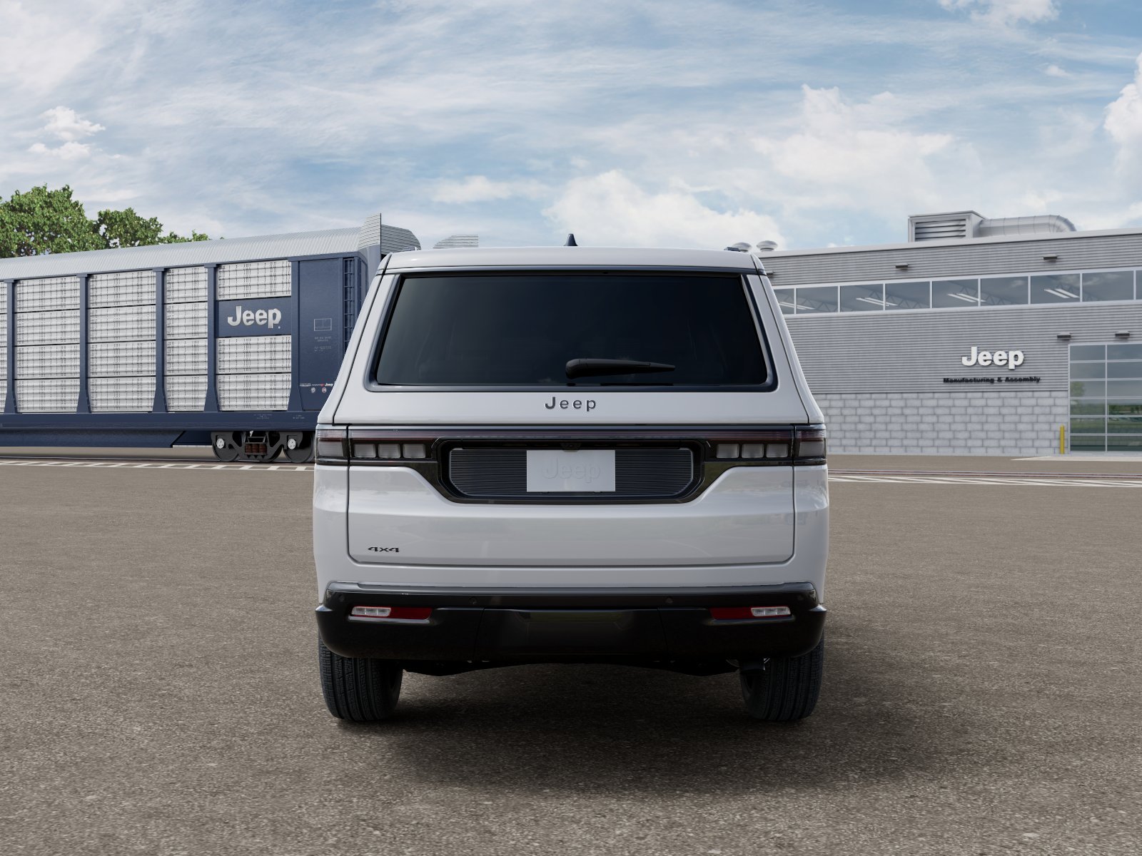 New 2026 Bright White Clear-Coat Exterior Paint Jeep Grand Wagoneer image 7