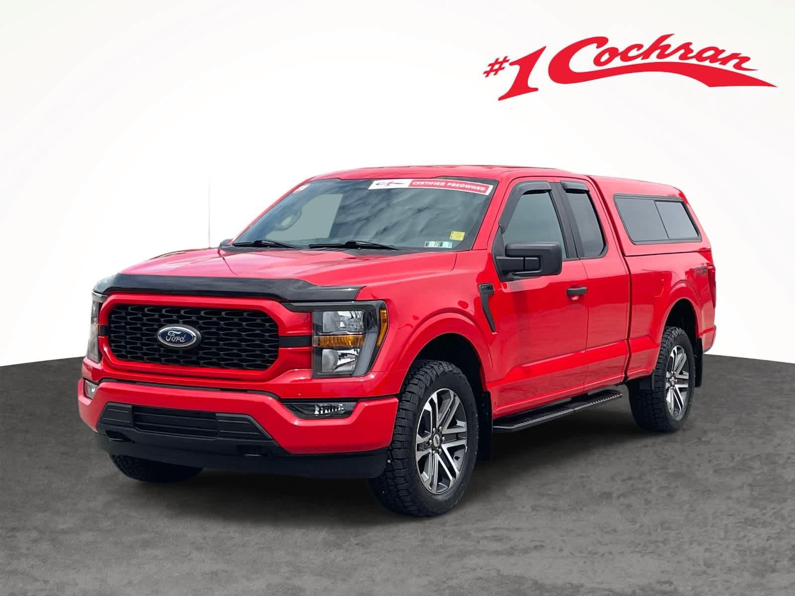 Used 2023 Race Red Ford XL 4WD SuperCab 6.5 Box image 7