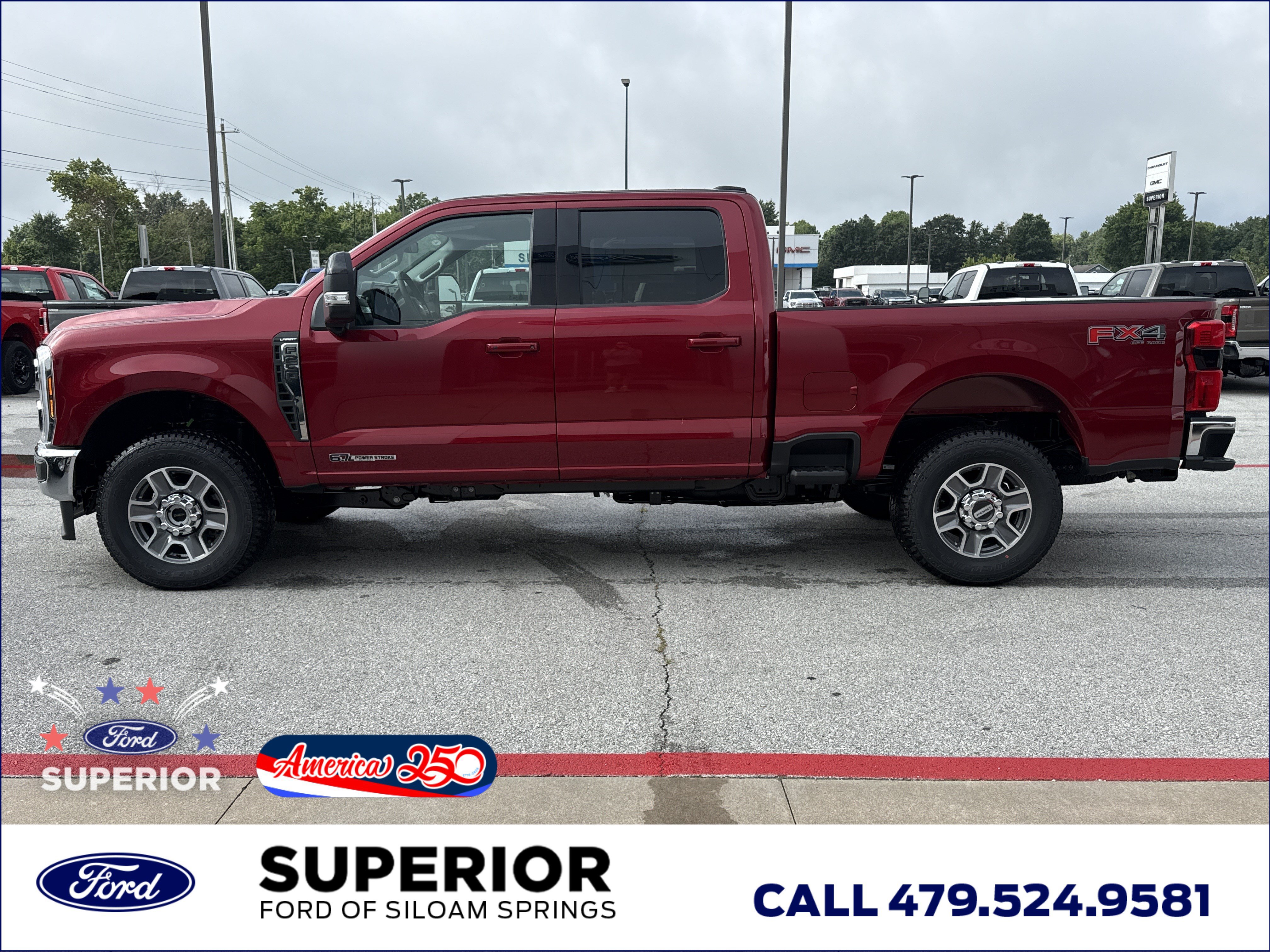 New 2026 Ruby Red Metallic Tinted Clearcoat Ford Lariat 4WD image 11