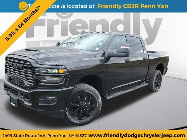 New 2026 Diamond Black Crystal Pearl-Coat Exterior Paint RAM Tradesman image 1