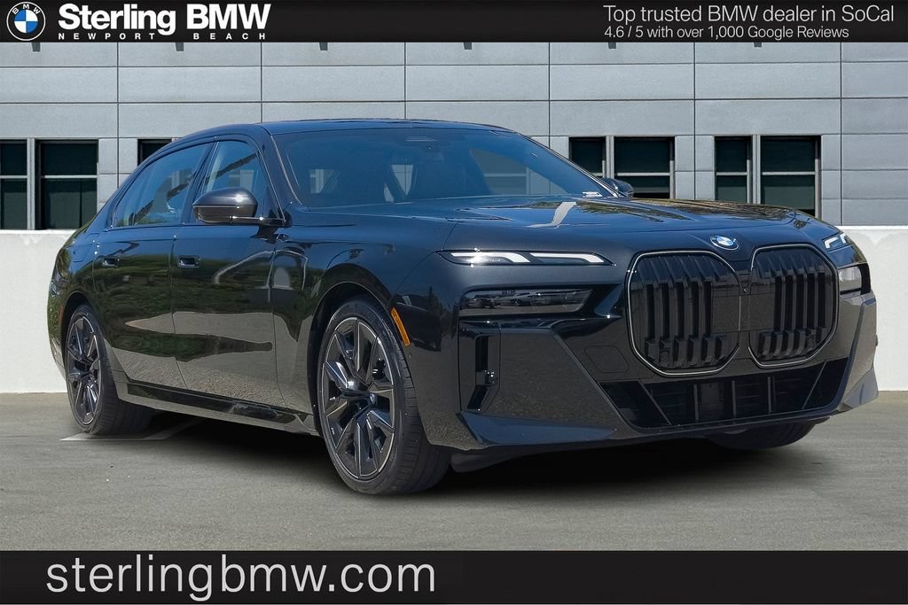 New 2026 Black Sapphire Metallic BMW 740i image 1