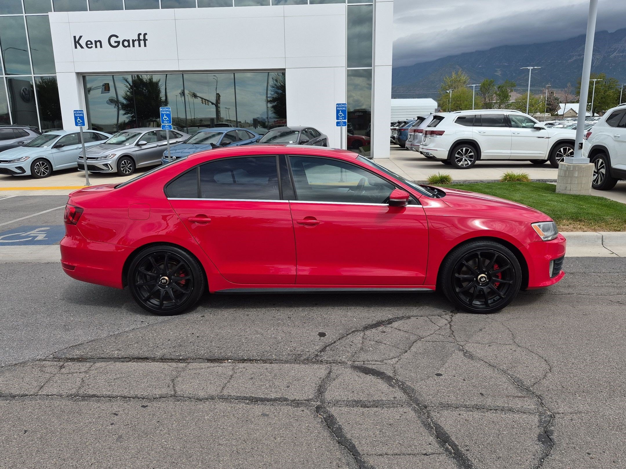 Used 2014 Tornado Red Volkswagen GLI Autobahn image 2