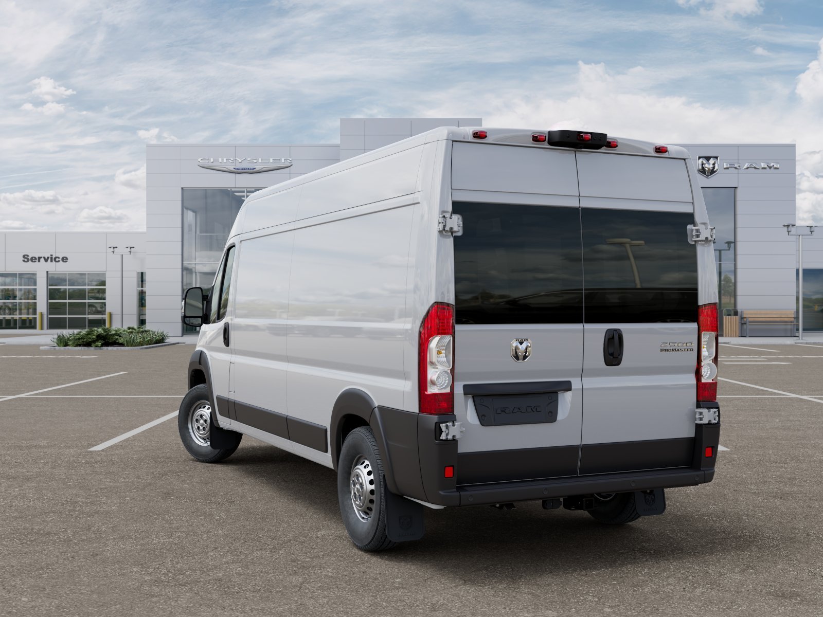 New 2026 Bright White Clearcoat RAM High Roof image 30