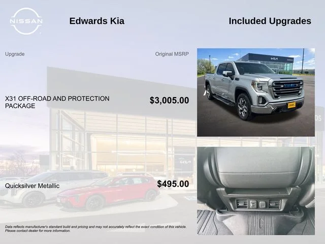 Used 2021 Silver GMC SLT image 4