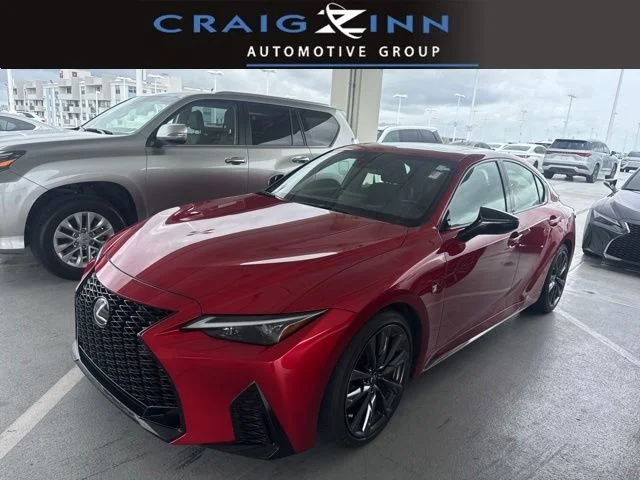 Used 2025 Red Lexus 350 F SPORT image 1