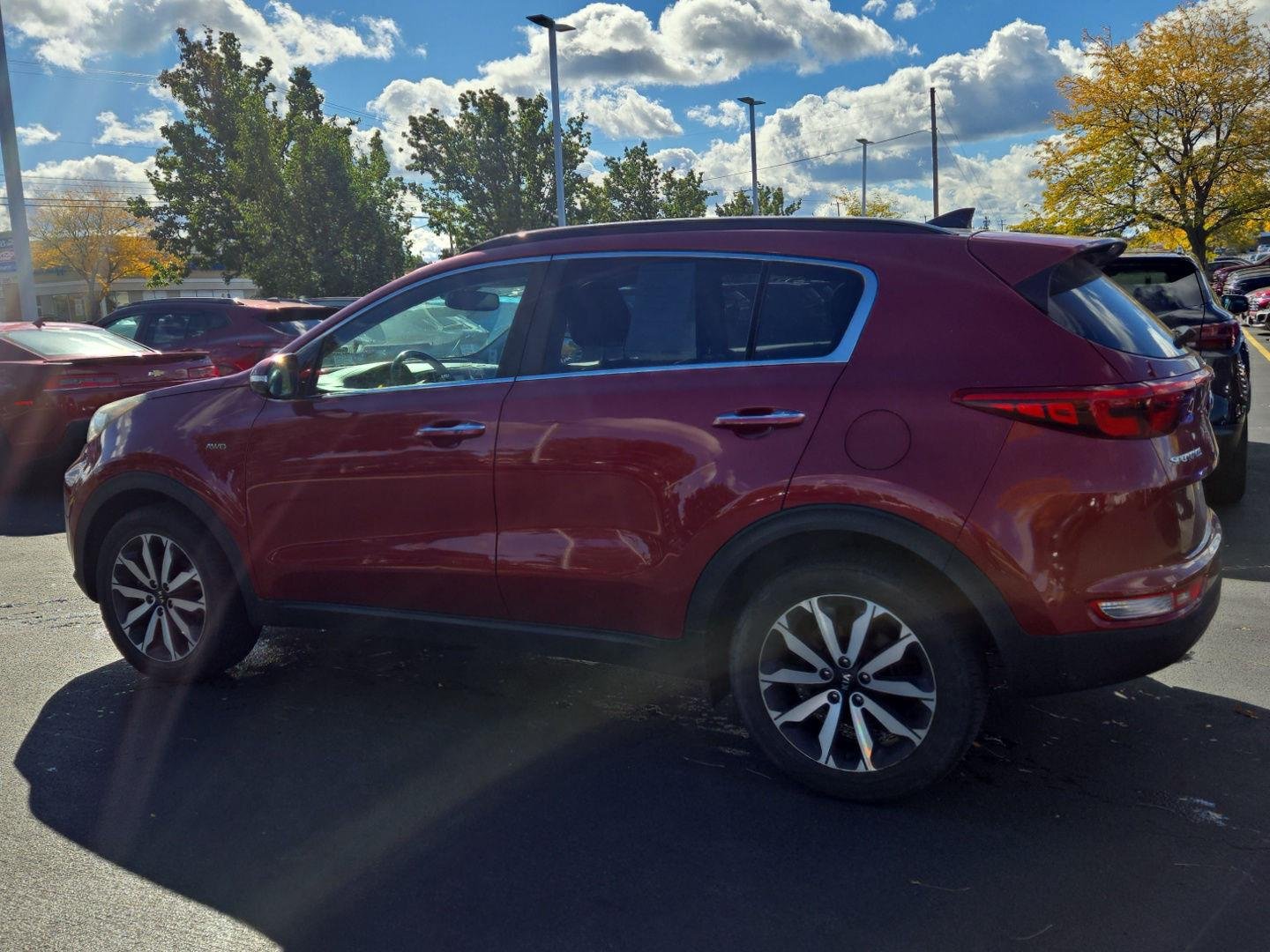 Used 2019 Hyper Red Kia EX image 4