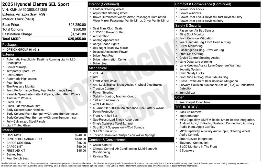 Certified Used 2025 Gray Hyundai SEL Sport image 7