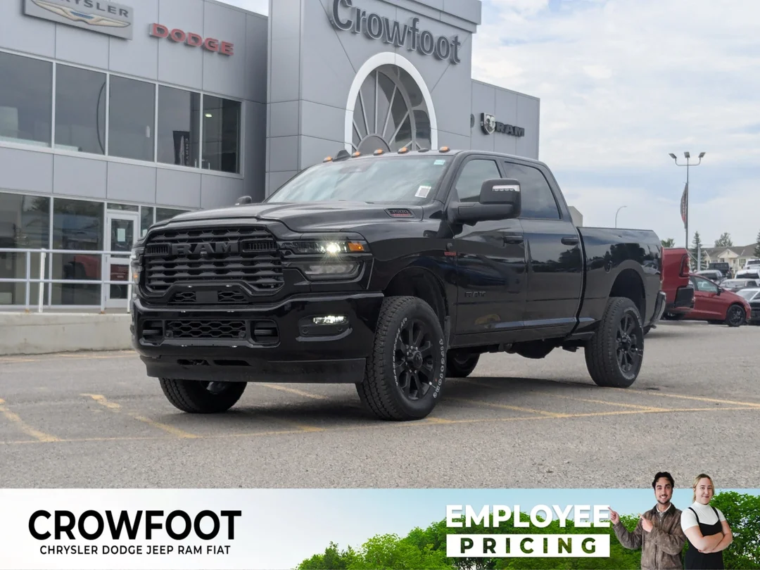 New 2026 Black RAM Big Horn - - 6.7L Cummins HO Diesel - 5th Wheel Prep - Night Edition - Level 2 Plus Grp & More! image 1