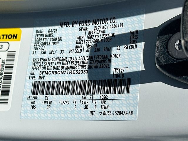 New 2026 Oxford White Ford Outer Banks image 62